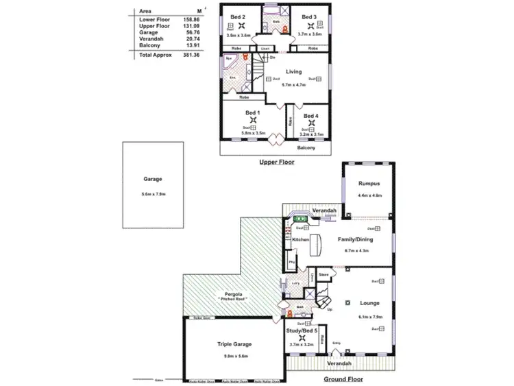 Floorplan of Homely house listing, 41A Unity Drive, Sheidow Park SA 5158