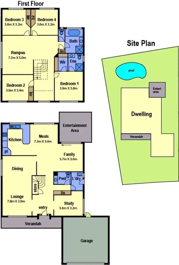 Floorplan of Homely house listing, 17 Rivergum Place, Hillside VIC 3037