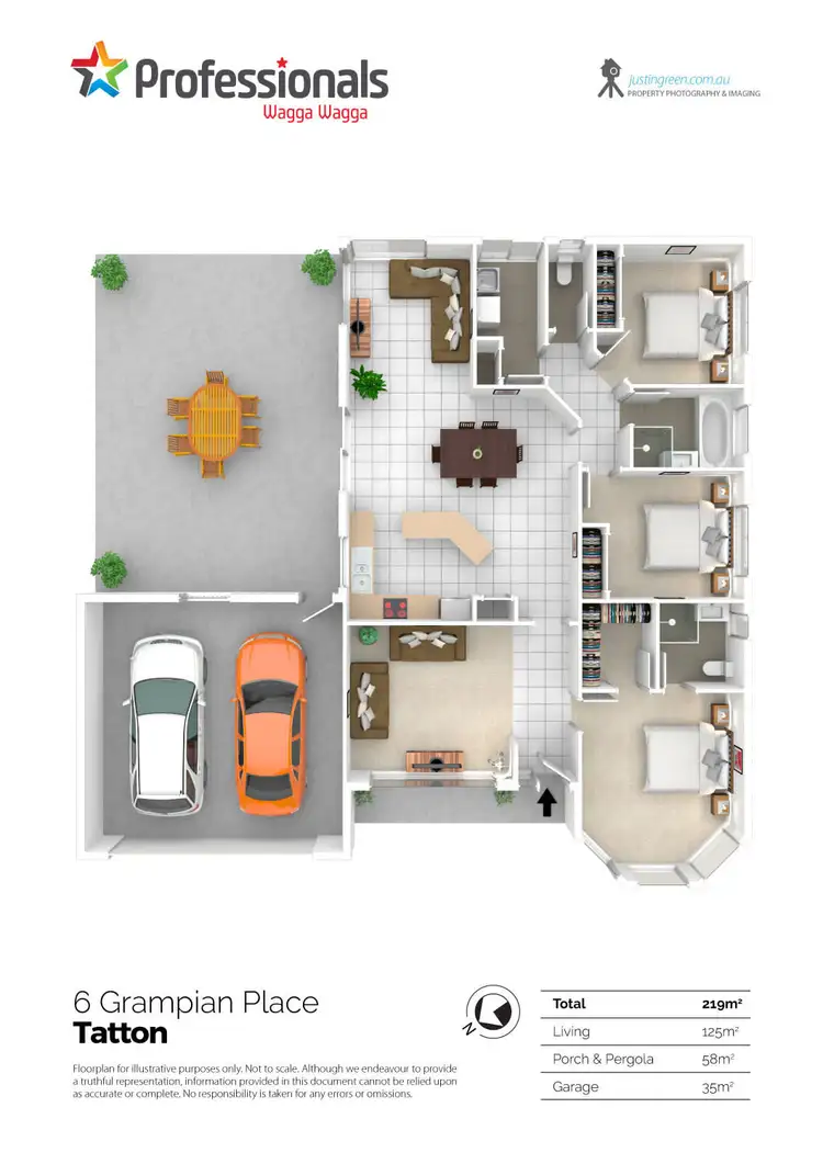 Floorplan of Homely house listing, 6 Grampian Place, Tatton NSW 2650