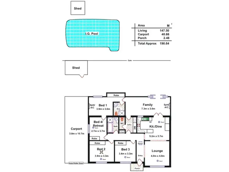 Floorplan of Homely house listing, 1175 Grand Junction Road, Hope Valley SA 5090