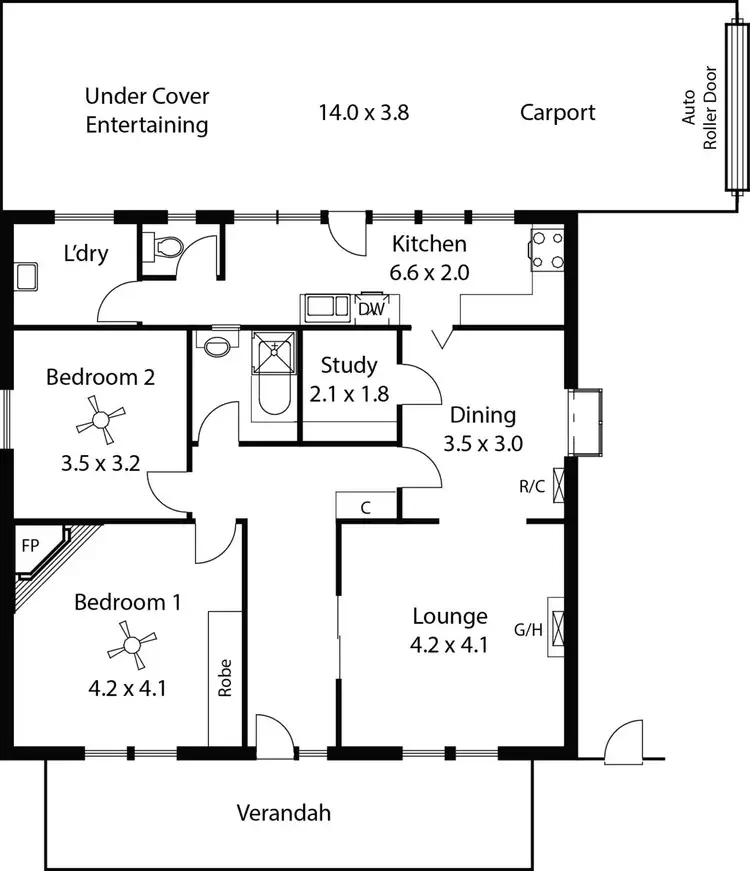 Floorplan of Homely house listing, 120 Coombe Road, Allenby Gardens SA 5009
