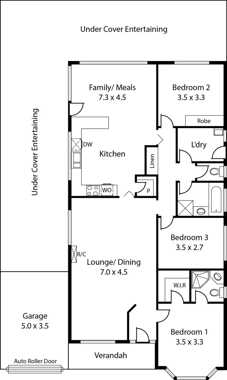 Floorplan of Homely house listing, 64 Beach Street, Grange SA 5022
