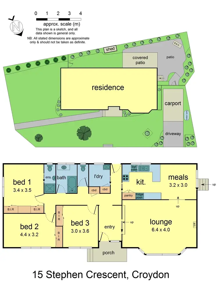 Floorplan of Homely house listing, 15 Stephen Crescent, Croydon VIC 3136