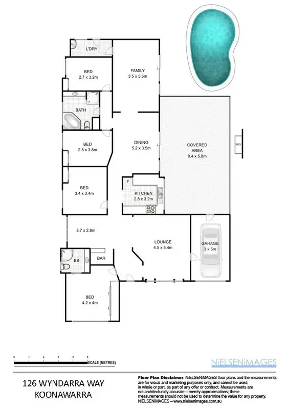 Floorplan of Homely house listing, 126 Wyndarra Way, Koonawarra NSW 2530