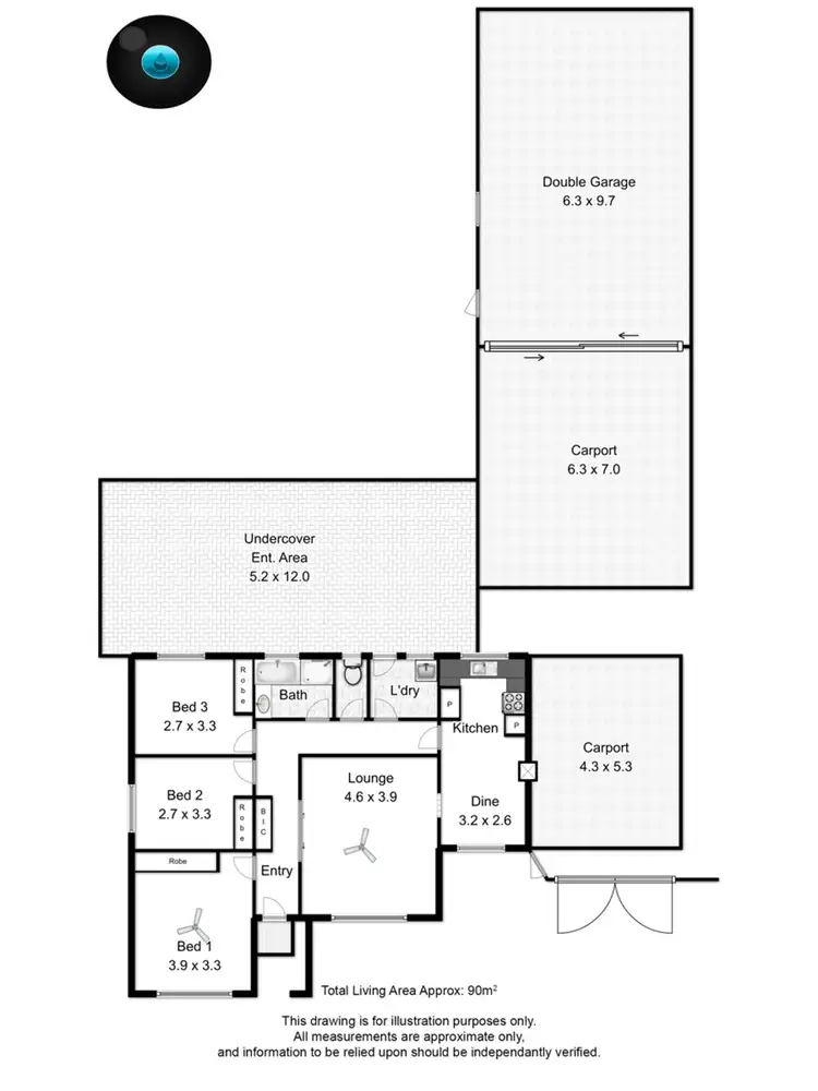 Floorplan of Homely house listing, 19 Follett Street, Aldinga Beach SA 5173