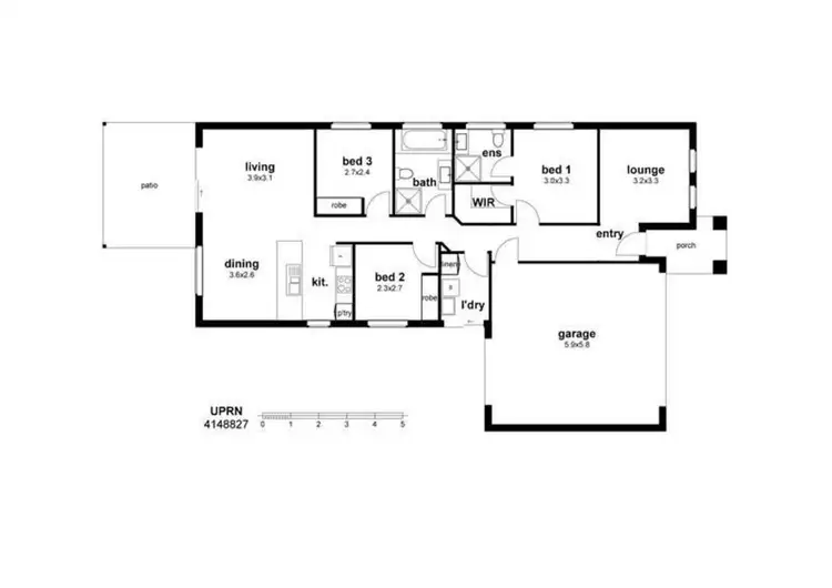 Floorplan of Homely house listing, 80 Hamilton Boulevard, Evanston Gardens SA 5116