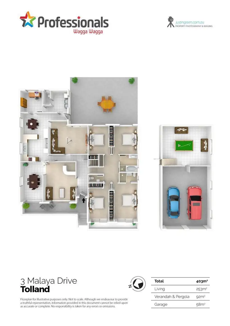 Floorplan of Homely house listing, 3 Malaya Drive, Tolland NSW 2650