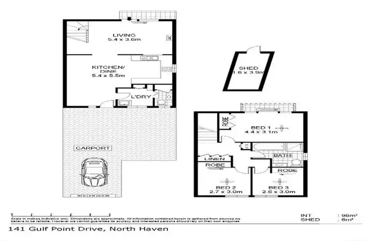 Floorplan of Homely house listing, 141 Gulf Point Drive, North Haven SA 5018