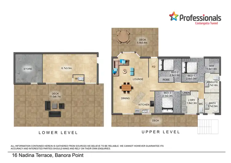 Floorplan of Homely house listing, 16 Nandina Terrace, Banora Point NSW 2486
