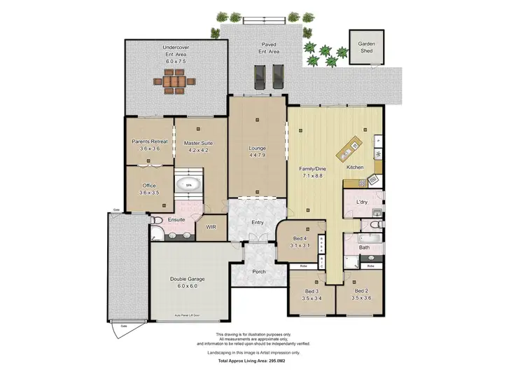 Floorplan of Homely house listing, 38 George Francis Drive, Mount Compass SA 5210