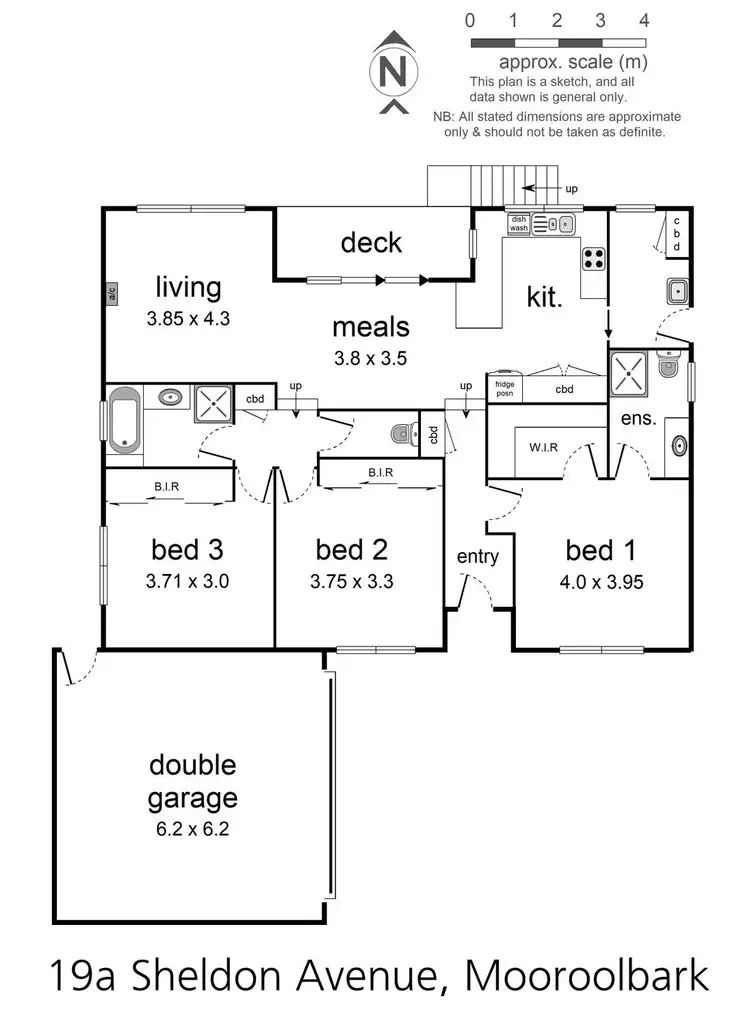 Floorplan of Homely unit listing, 19a Sheldon Avenue, Mooroolbark VIC 3138