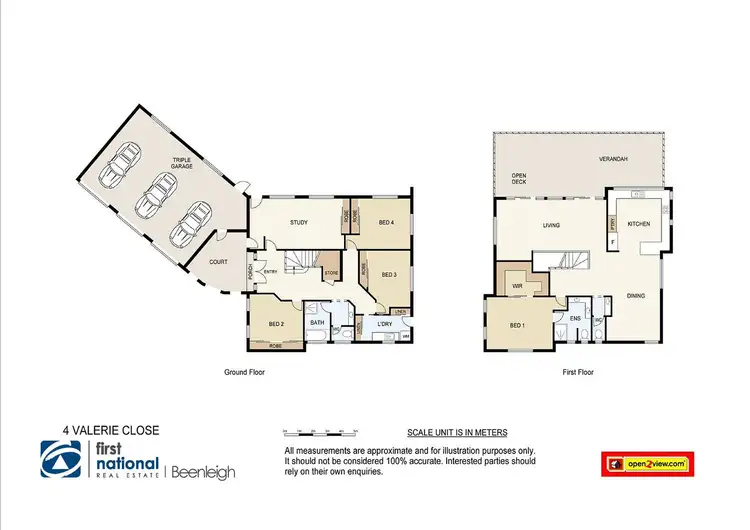Floorplan of Homely house listing, 4 Valerie Close, Edens Landing QLD 4207