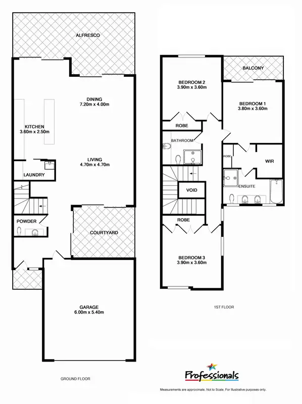 Floorplan of Homely semi-detached listing, 5 Scaranish Way, Macquarie Links NSW 2565