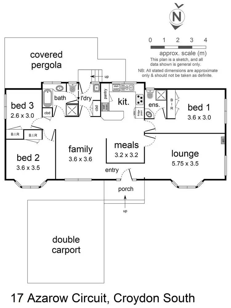 Floorplan of Homely house listing, 17 Azarow Circuit, Croydon South VIC 3136