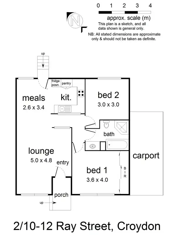 Floorplan of Homely unit listing, 2/10-12 Ray Street, Croydon VIC 3136