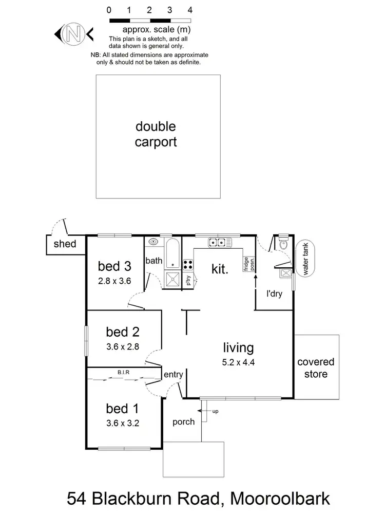 Floorplan of Homely house listing, 54 Blackburn Road, Mooroolbark VIC 3138