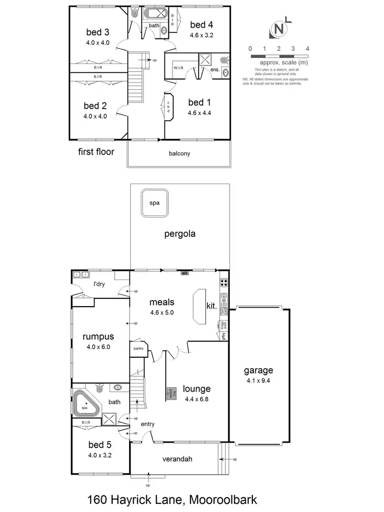Floorplan of Homely house listing, 160 Hayrick Lane, Mooroolbark VIC 3138