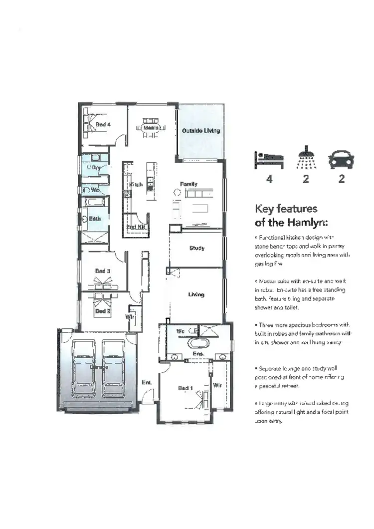 Floorplan of Homely house listing, 11 Park Village Terrace, Strathfieldsaye VIC 3551