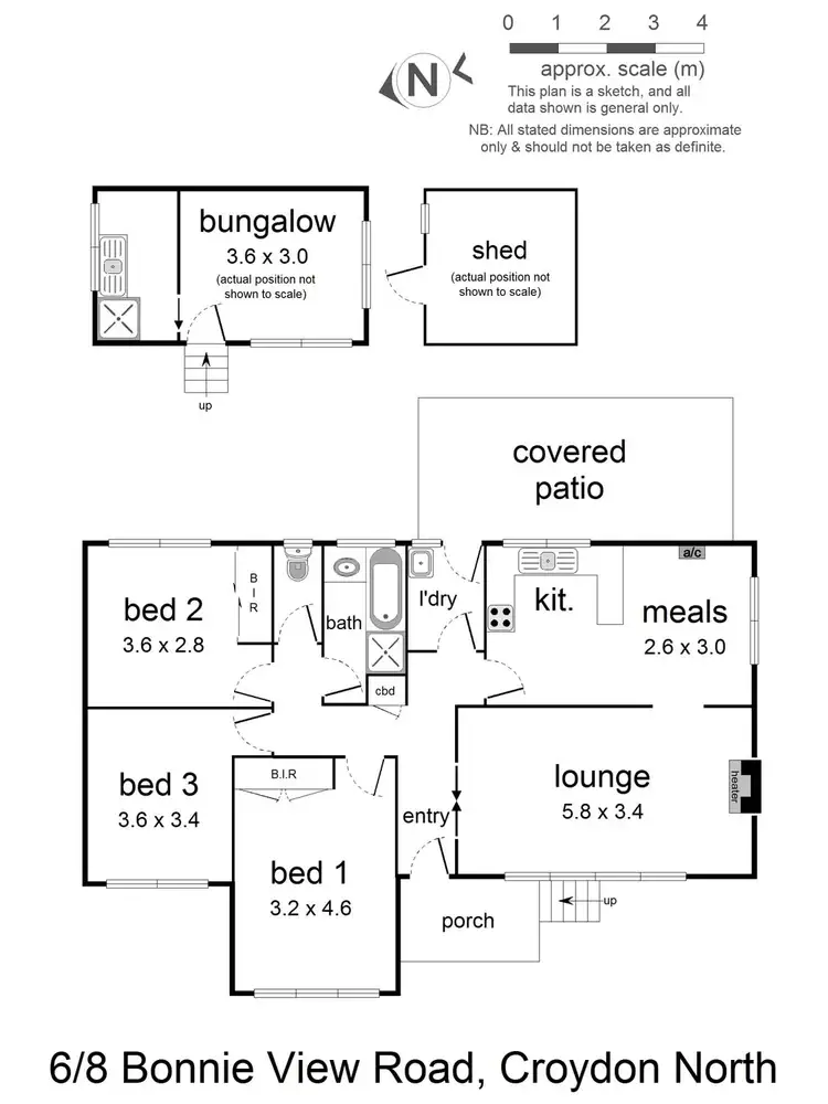 Floorplan of Homely house listing, 6-8 Bonnie View Road, Croydon North VIC 3136