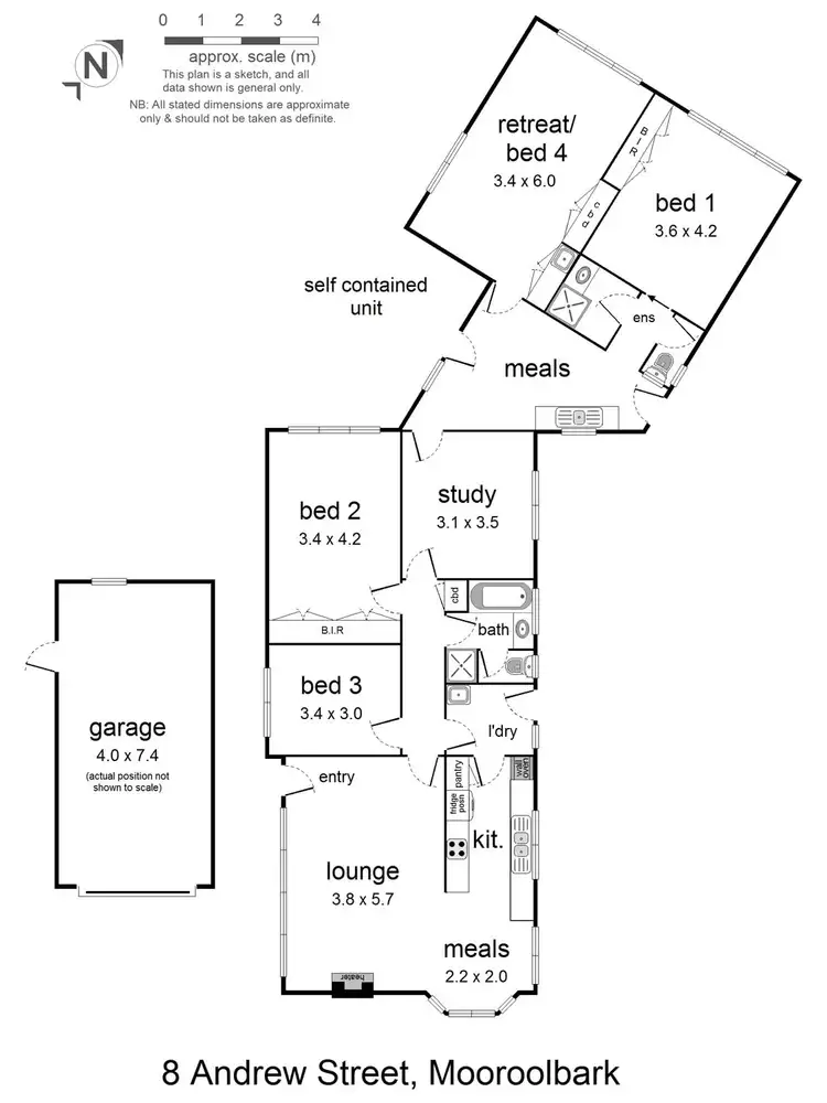 Floorplan of Homely house listing, 8 Andrew Street, Mooroolbark VIC 3138