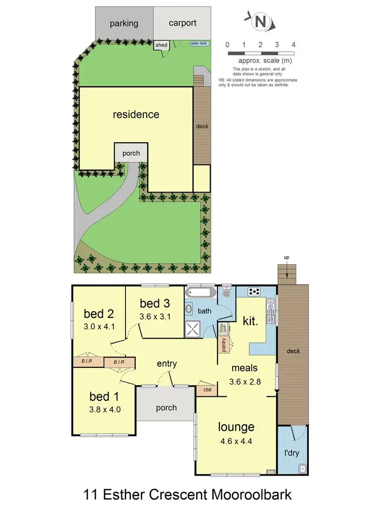 Floorplan of Homely house listing, 11 Esther Crescent, Mooroolbark VIC 3138