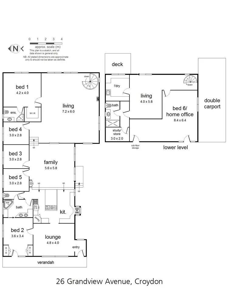 Floorplan of Homely house listing, 26 Grandview Avenue, Croydon VIC 3136