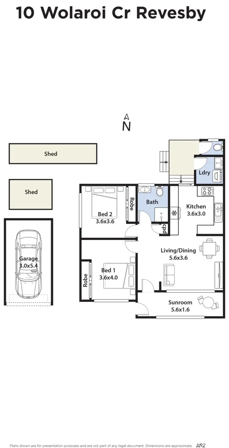 Floorplan of Homely house listing, 10 Wolaroi Crescent, Revesby NSW 2212