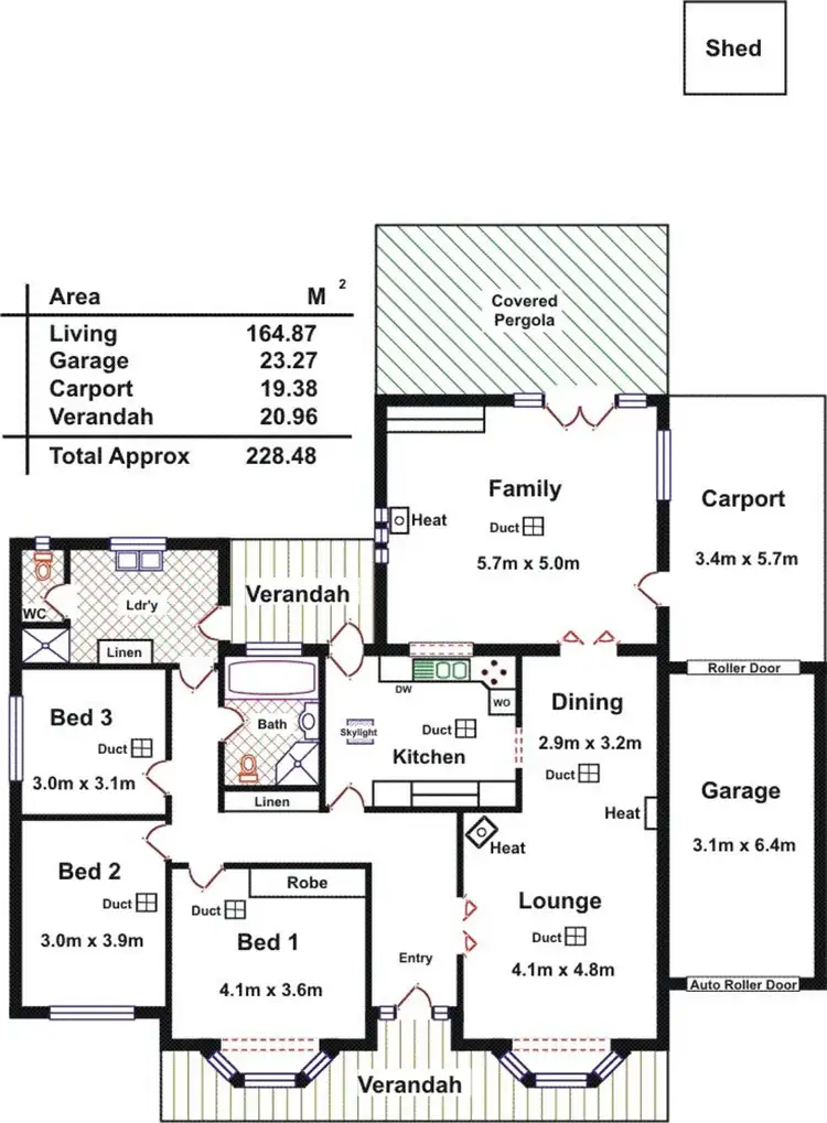 Floorplan of Homely house listing, 22 Florence Street, Netley SA 5037