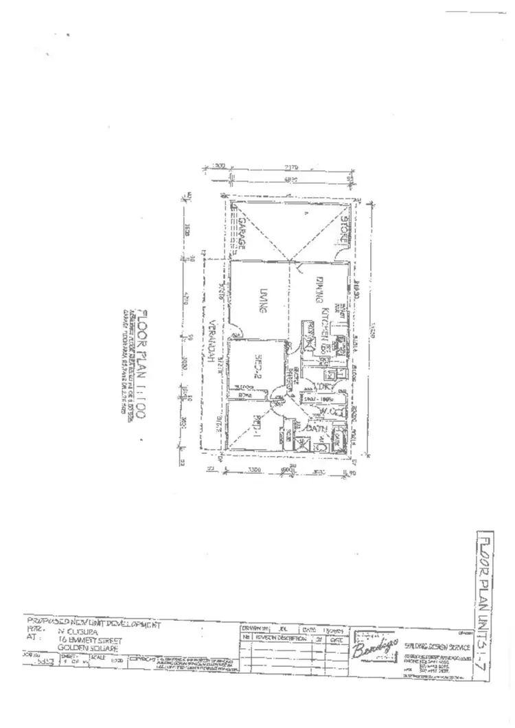 Floorplan of Homely unit listing, 1/16A Emmett Street, Golden Square VIC 3555