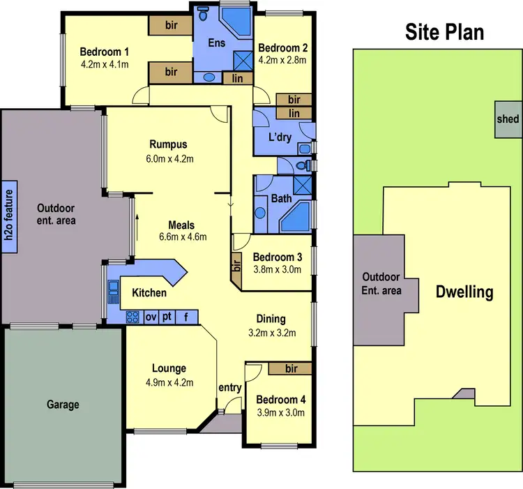 Floorplan of Homely house listing, 14 Wellesley Drive, Taylors Lakes VIC 3038