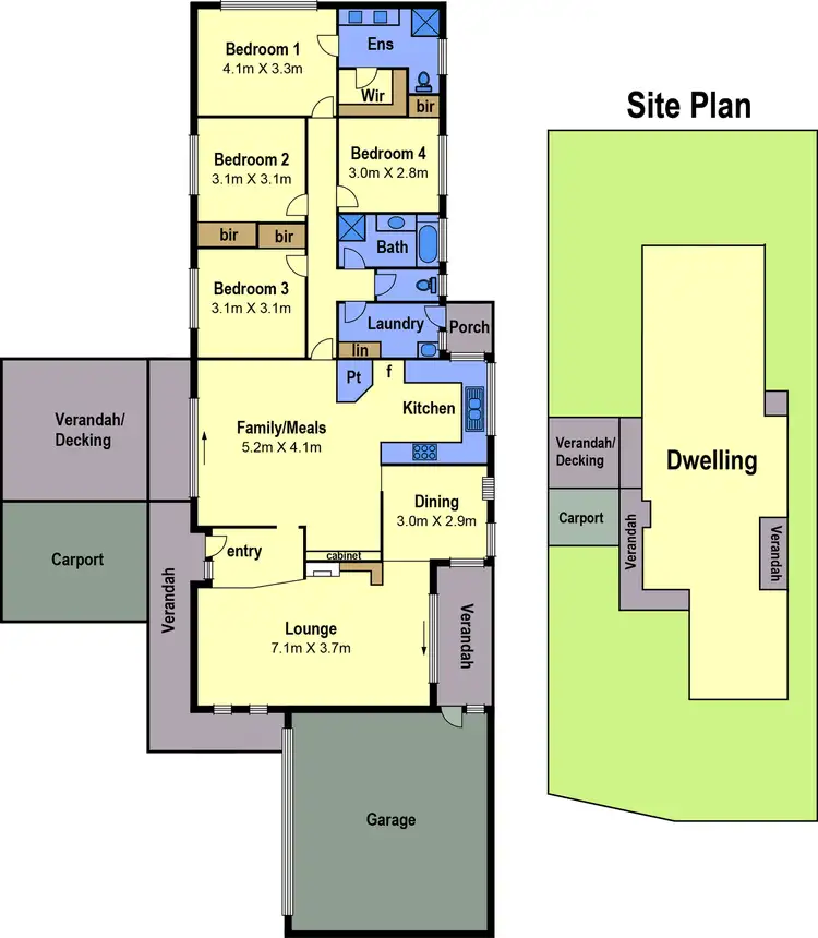 Floorplan of Homely house listing, 5 Kalbarri Court, Taylors Lakes VIC 3038