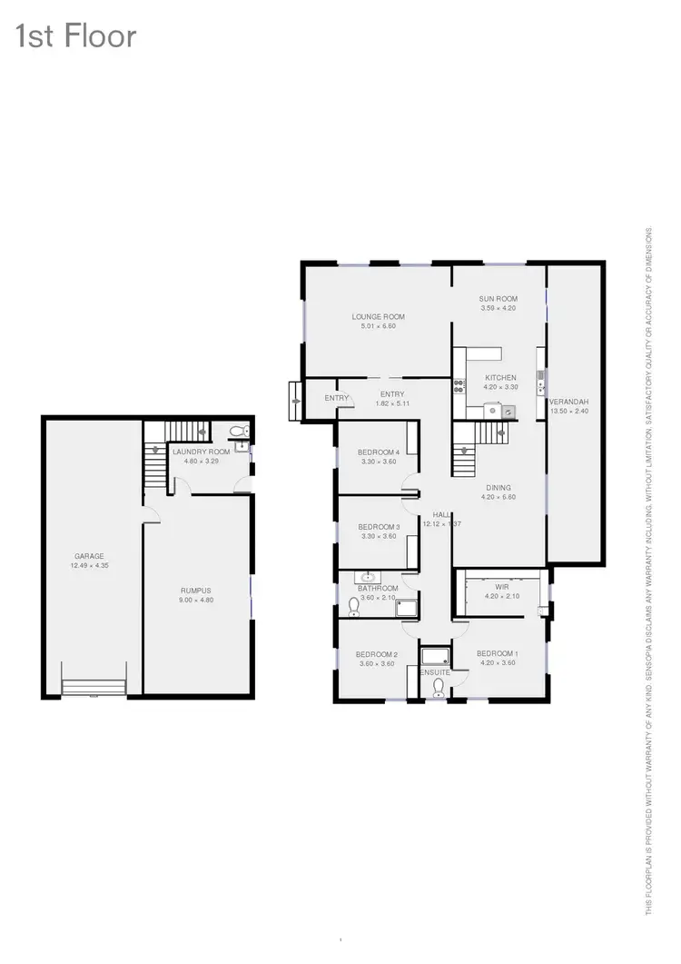Floorplan of Homely house listing, 1 Turner Street, Goulburn NSW 2580