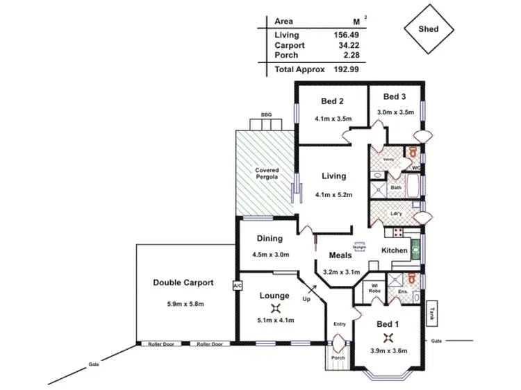 Floorplan of Homely house listing, 11 Colchester Court, Salisbury Heights SA 5109