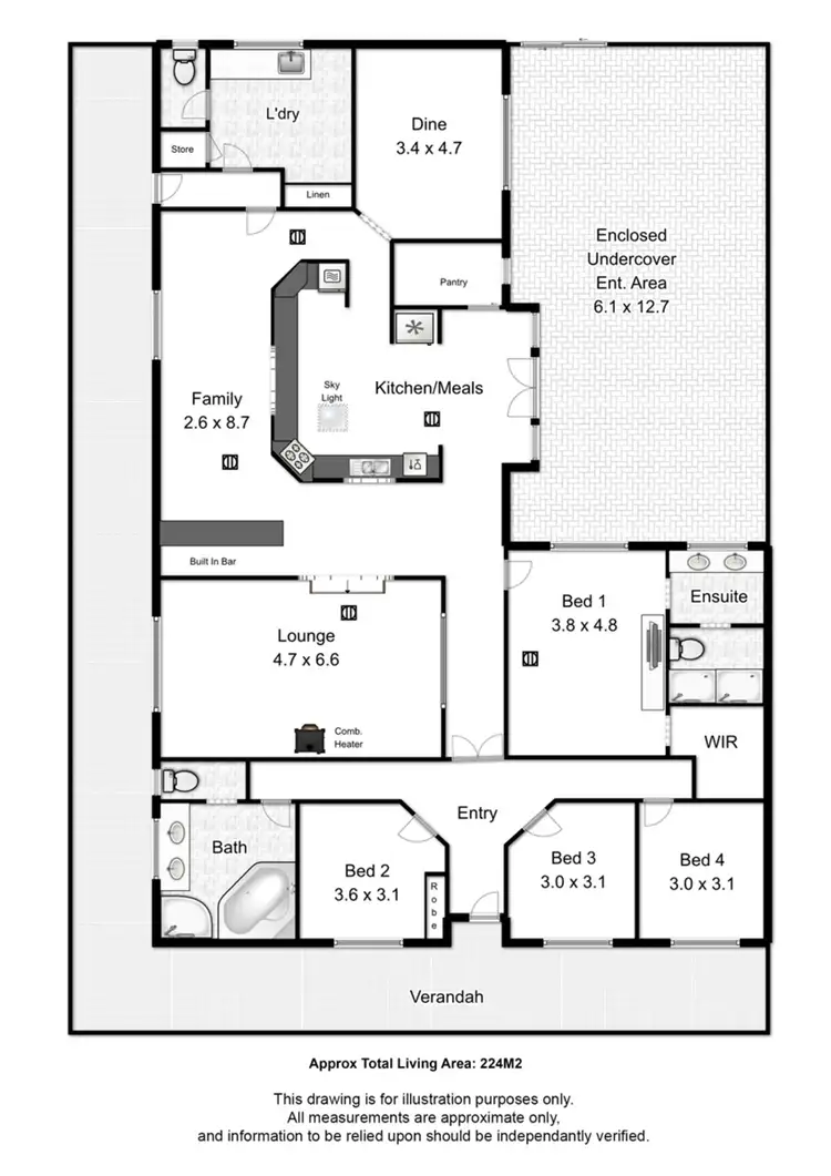 Floorplan of Homely house listing, 62 Gaffney Road, Willunga SA 5172