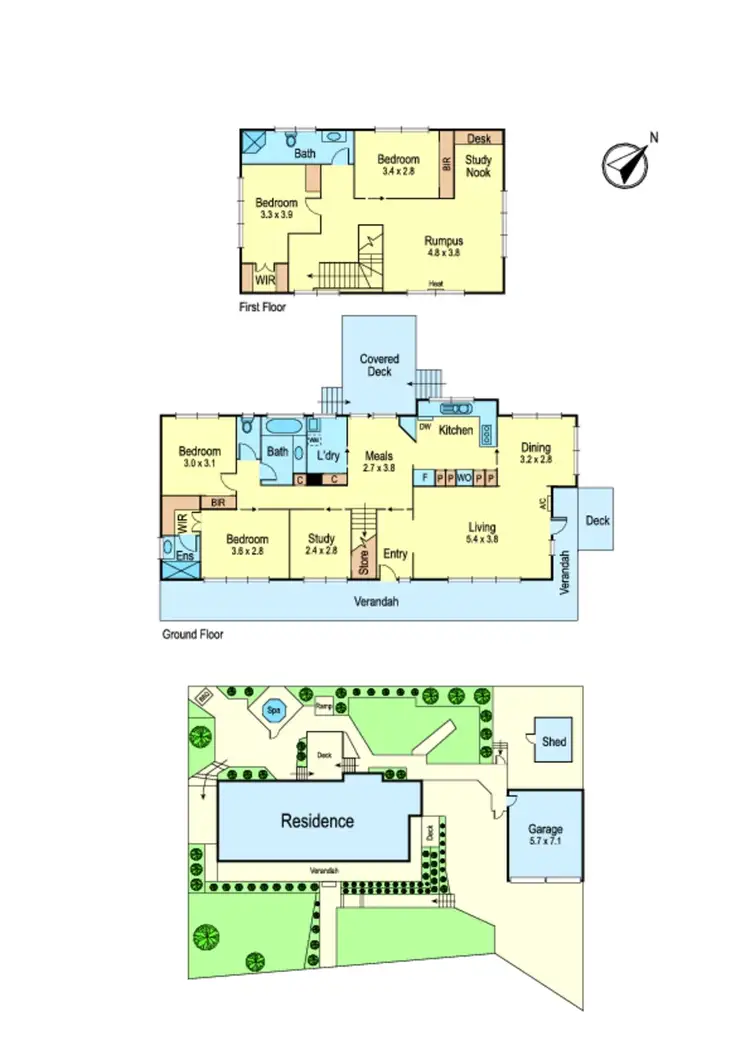 Floorplan of Homely house listing, 247 Scenic Road, Highton VIC 3216