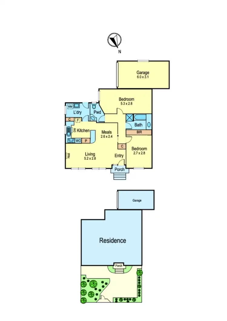 Floorplan of Homely unit listing, 1/11-13 Skene Street, Newtown VIC 3220