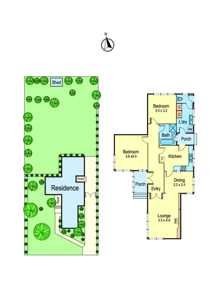 Floorplan of Homely house listing, 28 Cook Street, Newtown VIC 3220
