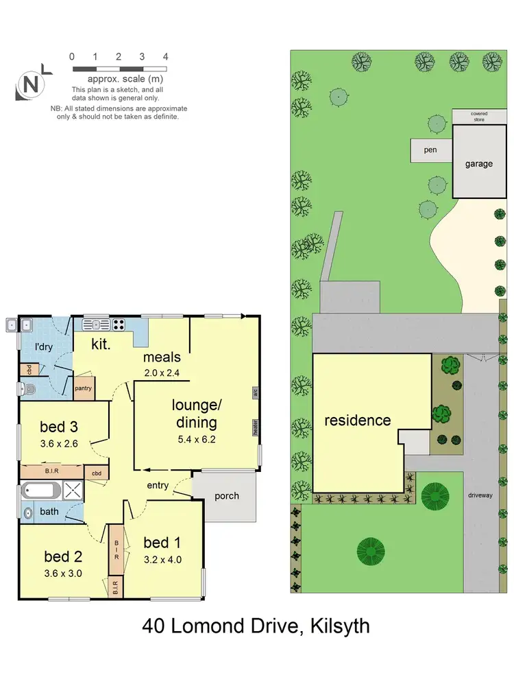 Floorplan of Homely house listing, 40 Lomond Avenue, Kilsyth VIC 3137