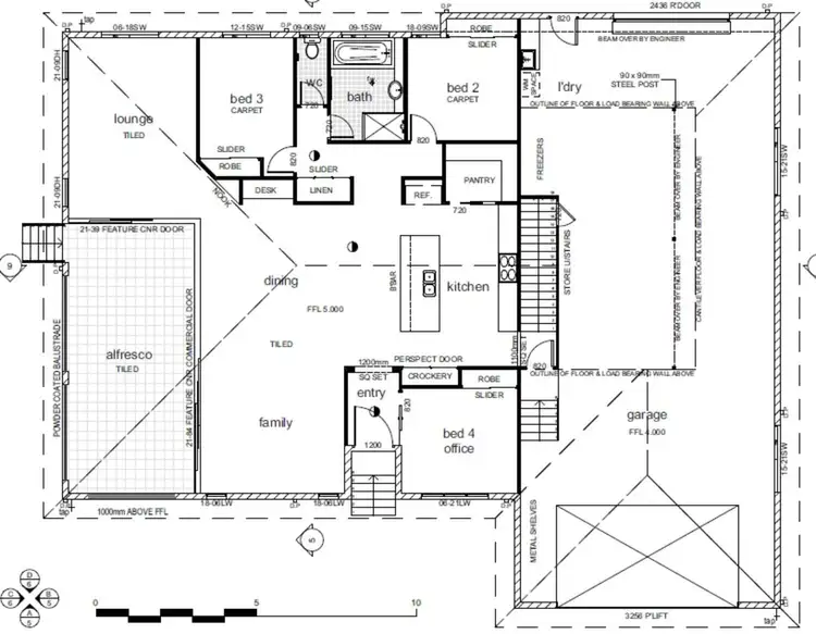 Floorplan of Homely house listing, 14 Ada Place, Bowen QLD 4805