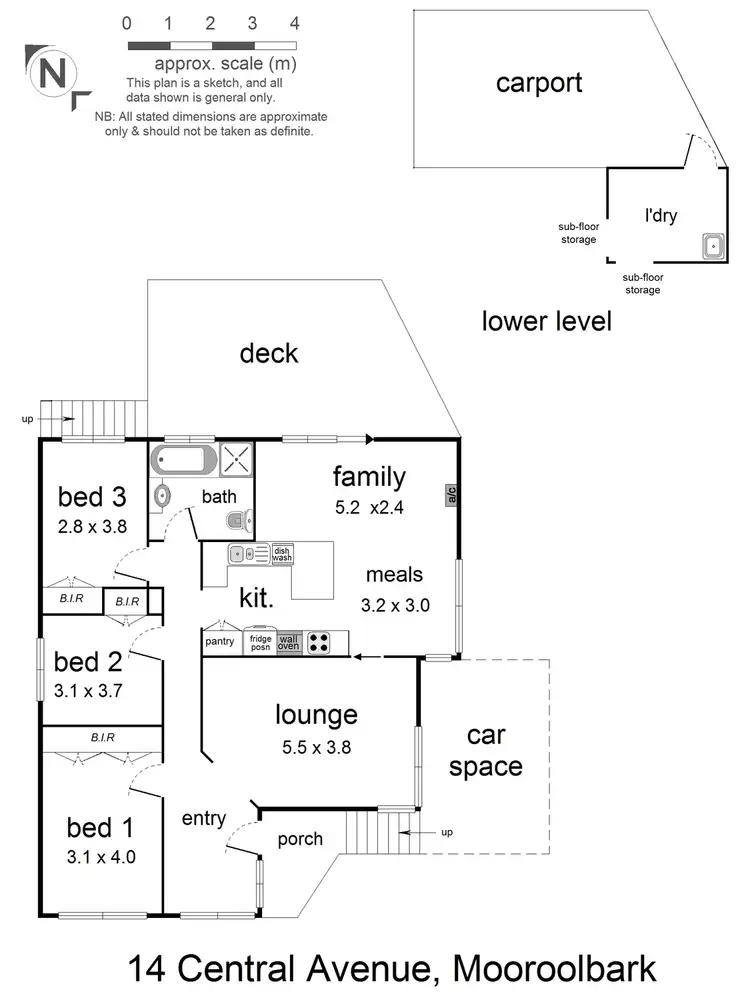Floorplan of Homely house listing, 14 Central Avenue, Mooroolbark VIC 3138