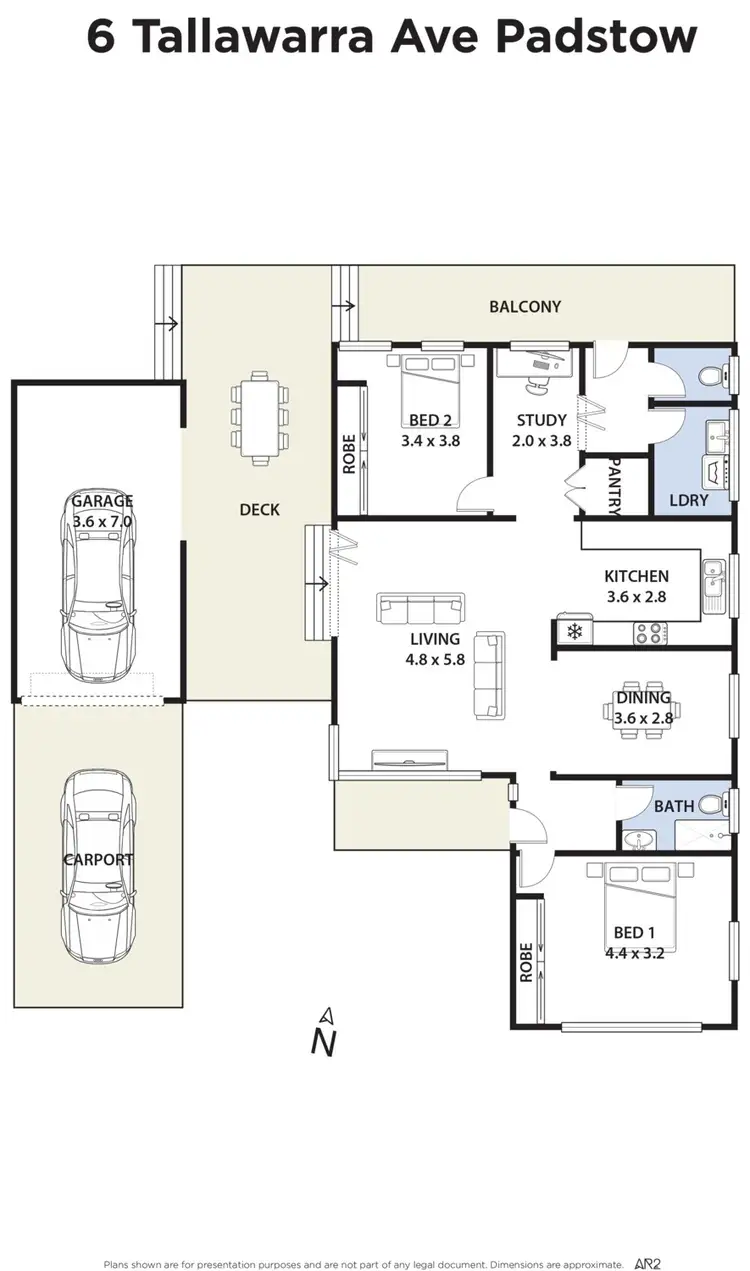 Floorplan of Homely house listing, 6 Tallawarra Avenue, Padstow NSW 2211