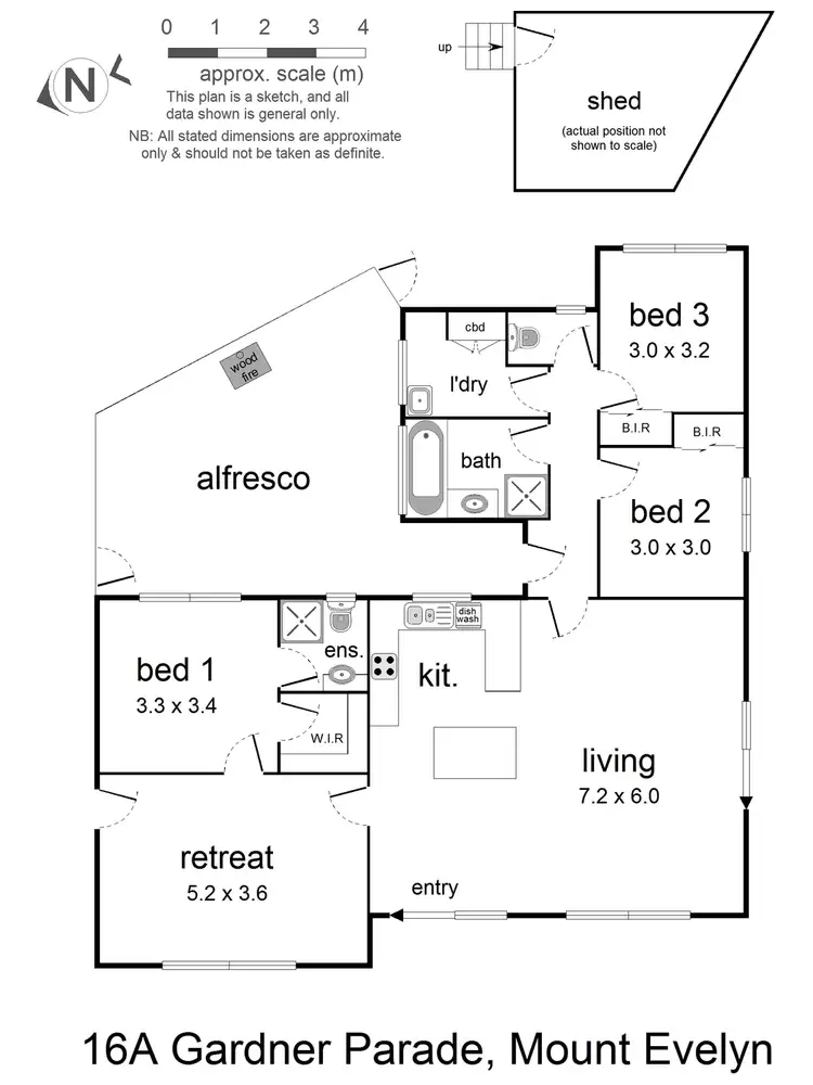 Floorplan of Homely house listing, 16a Gardner Parade, Mount Evelyn VIC 3796