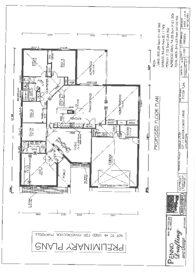 Floorplan of Homely house listing, 34 McIvor Forest Drive, Junortoun VIC 3551