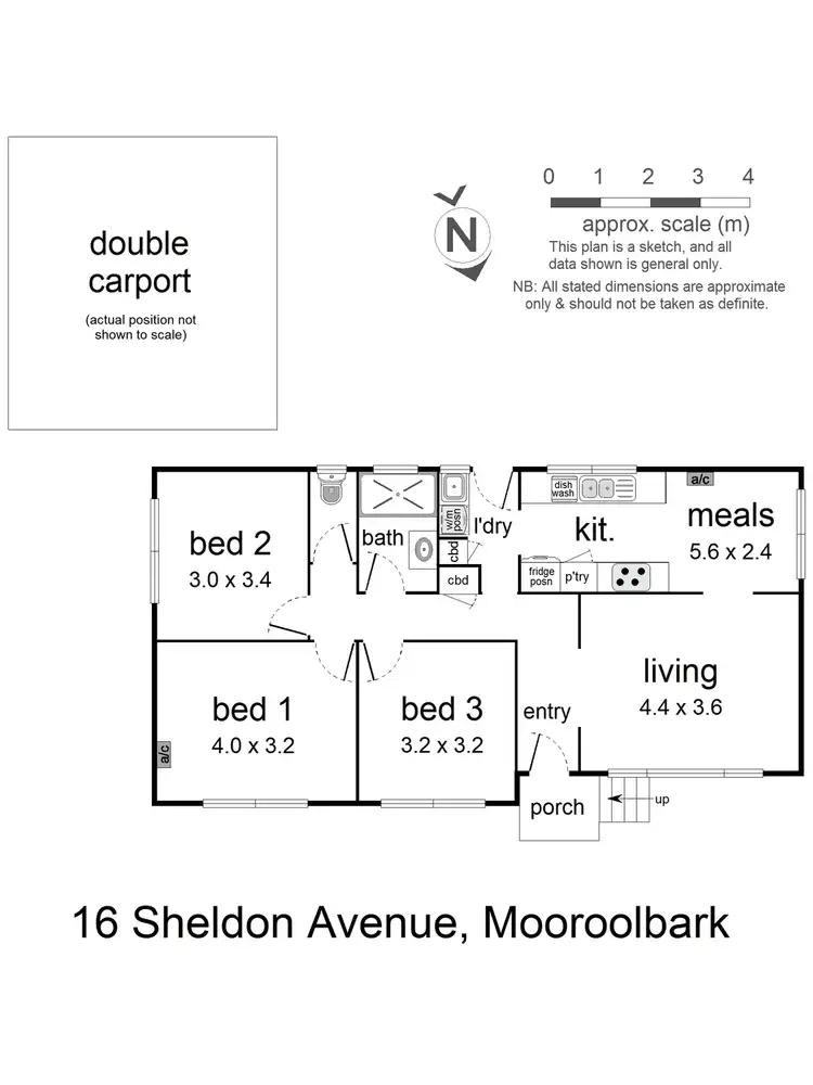 Floorplan of Homely house listing, 16 Sheldon Avenue, Mooroolbark VIC 3138