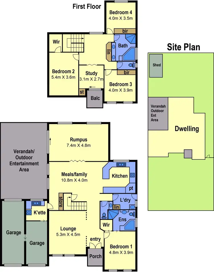 Floorplan of Homely house listing, 16 Mackenzie Close, Taylors Lakes VIC 3038