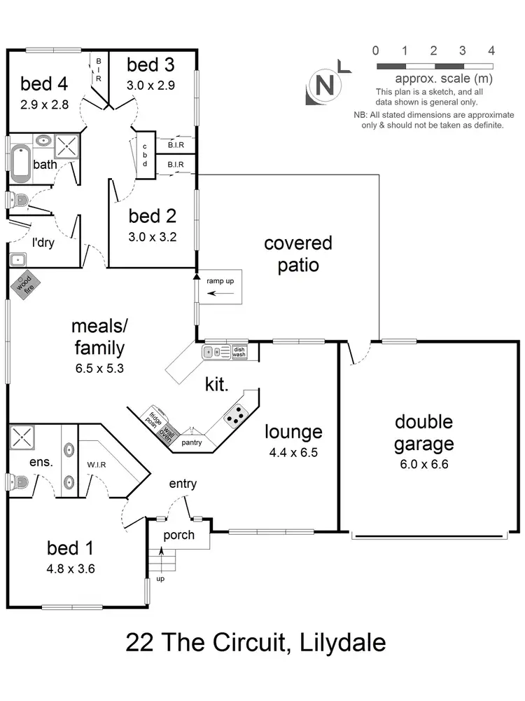 Floorplan of Homely house listing, 22 The Circuit, Lilydale VIC 3140