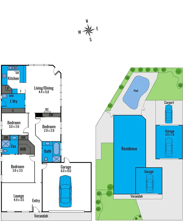 Floorplan of Homely house listing, 58 Chaucer Street, Hamlyn Heights VIC 3215