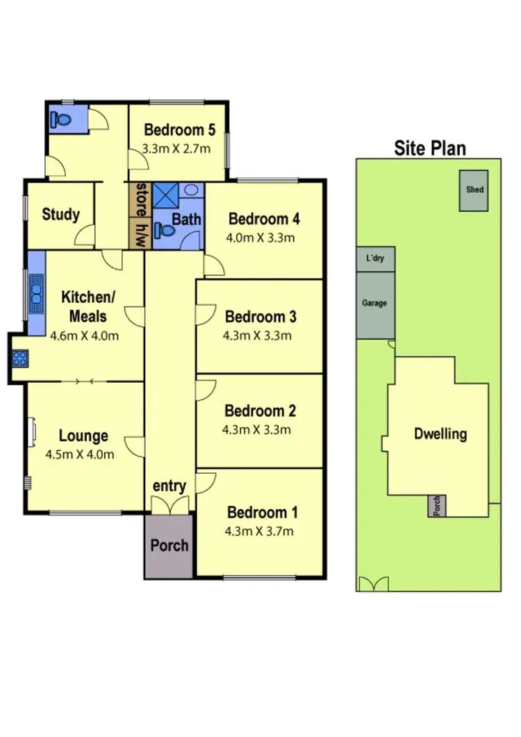 Floorplan of Homely house listing, 43 Millawa Avenue, St Albans VIC 3021