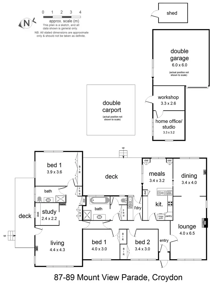 Floorplan of Homely house listing, 87-89 Mount View Parade, Croydon VIC 3136