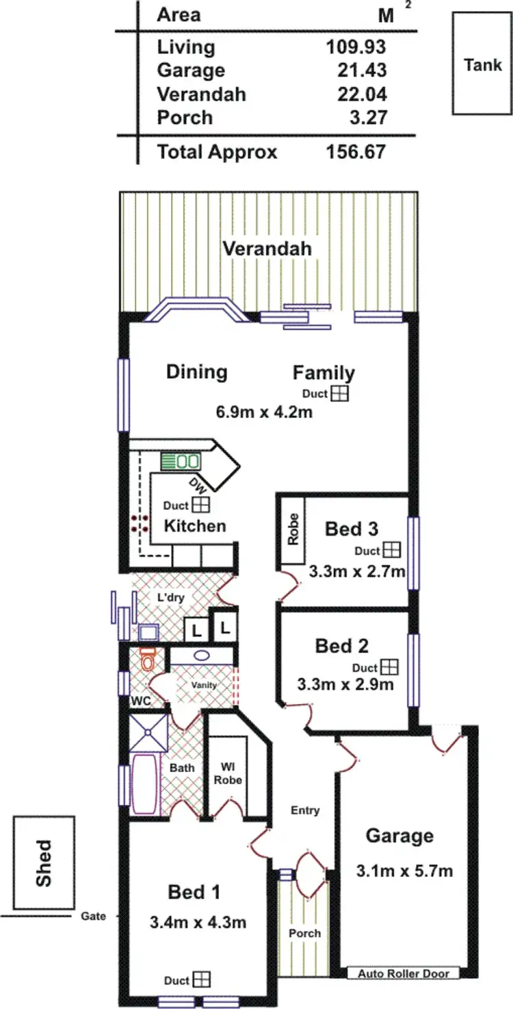 Floorplan of Homely house listing, 11 Apollo Circuit, Richmond SA 5033